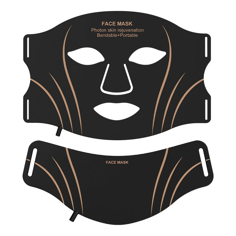 Máscara LED Facial 7 Colores — Terapia de Fotones con Luz Roja